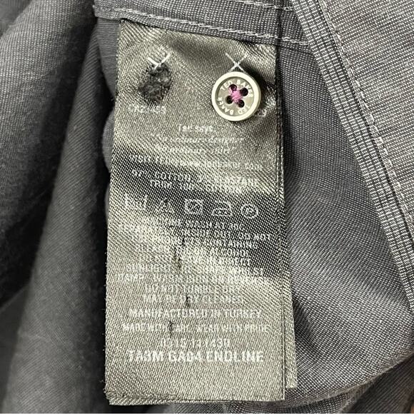 Ted Baker London Slate Gray Long Sleeve Casual Preppy Button Up Shirt Size Large - Picture 7 of 7